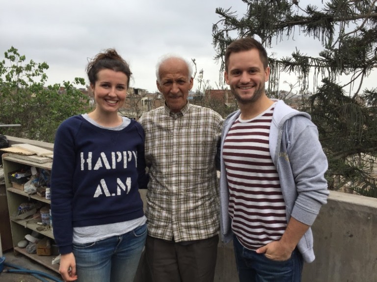 Chris and Hannah in Lima, Peru