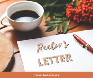 Rectors Letter
